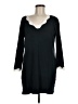 Chaps 100% Cotton Black Casual Dress Size M - photo 1