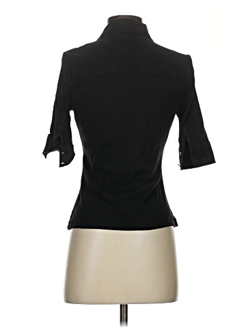 White House Black Market 3/4 Sleeve Button-Down Shirt (view 2)