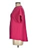 Studio 1886 100% Polyester Pink Short Sleeve Blouse Size M - photo 5