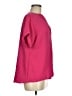 Studio 1886 100% Polyester Pink Short Sleeve Blouse Size M - photo 4
