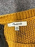 Madewell 100% Cotton Polka Dots Gold Pullover Sweater Size XXS - photo 7