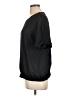 Halogen 100% Polyester Black Short Sleeve Top Size L - photo 5