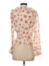 Free People Orange Long Sleeve Blouse Size XS - photo 2