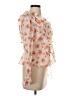 Free People Orange Long Sleeve Blouse Size XS - photo 4