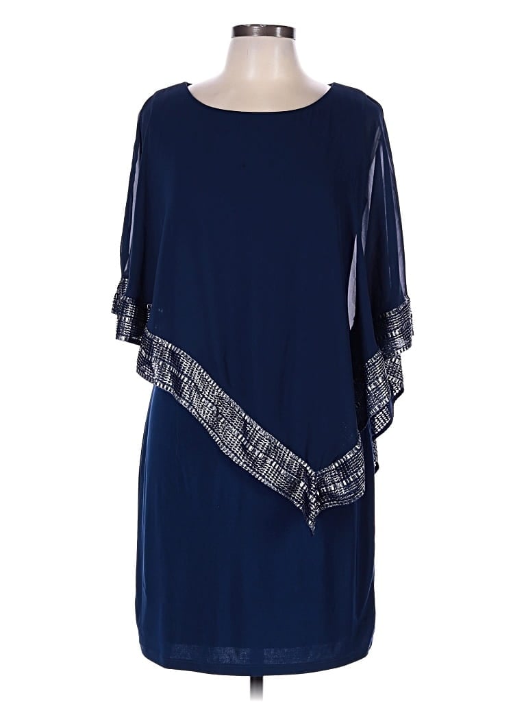 Pre-owned Slny Casual Dress In Blue