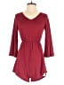 Unbranded Solid Burgundy Red Romper Size S - photo 1