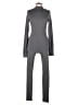 Fashion Nova Solid Gray Jumpsuit Size L - photo 1