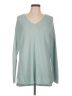 Nic + Zoe Teal Pullover Sweater Size L - photo 1