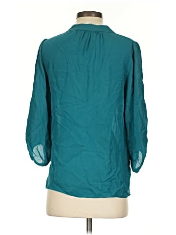 Tibi 3/4 Sleeve Silk Top (view 2)