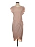 BCBGMAXAZRIA 100% Polyester Solid Tan Casual Dress Size XXS - photo 1