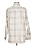 Jachs Girlfriend Plaid Ivory Long Sleeve Button-Down Shirt Size L - photo 2