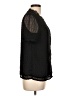 Unbranded Black Short Sleeve Blouse Size L (estimated) - photo 4