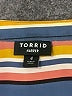 Torrid 100% Polyester Stripes Orange 3/4 Sleeve Blouse Size 4X Plus (4) - photo 7