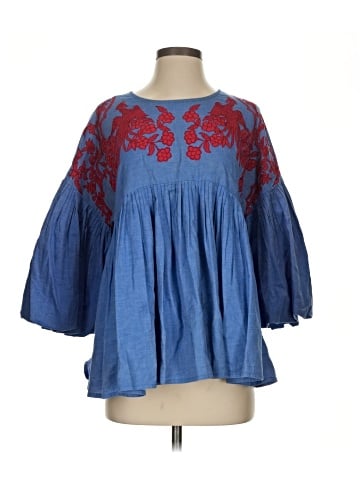 Hemant & Nandita 3/4 Sleeve Blouse (view 1)