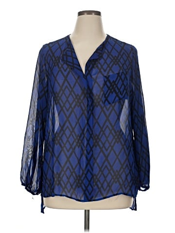Double Click 3/4 Sleeve Blouse (view 1)