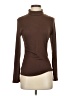 HOTOUCH Brown Long Sleeve Top Size S - photo 1