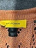St. John 100% Cotton Orange Cardigan Size S - photo 7