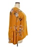 Maurices 100% Polyester Orange 3/4 Sleeve Blouse Size XXL - photo 4