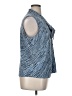 212 Collection 100% Polyester Blue Sleeveless Blouse Size XL - photo 4