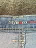 Style&Co Color Block Blue Jeans Size 14 - photo 7