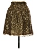 J.Crew 100% Polyester Metallic Gold Formal Skirt Size 2 - photo 2