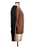 Norse Projects 100% Merino Color Block Brown Wool Sweater Size L - photo 4