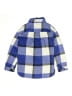 H&M Plaid Blue Jacket Size 8 - photo 2
