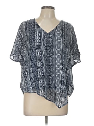 Roz & Ali Short Sleeve Blouse (view 1)