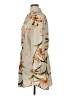 Chico's 100% Polyester Floral Tropical Tan Casual Dress Size XL (3) - photo 5