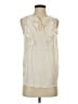 Ann Taylor LOFT 100% Polyester Ivory Sleeveless Blouse Size XS - photo 1