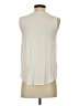 Ann Taylor LOFT 100% Polyester Ivory Sleeveless Blouse Size XS - photo 2