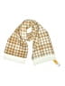 Timberland 100% Acrylic Plaid Tan Ivory Scarf One size - photo 1