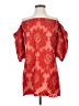 Storee 100% Polyester Red 3/4 Sleeve T-Shirt Size XS - photo 1
