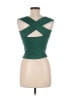 Shein 100% Polyester Green Tube Top Size 6 - photo 2