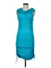 Bebe Teal Casual Dress Size M - photo 1