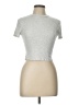 Unbranded Silver Short Sleeve Turtleneck Size L - photo 1