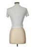 Unbranded Silver Short Sleeve Turtleneck Size L - photo 2