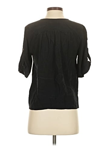 Amanda Uprichard Short Sleeve Silk Top (view 2)