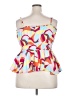 Torrid Orange Sleeveless Blouse Size 2X Plus (2) - photo 2