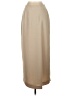 Michele 100% Polyester Solid Tan Formal Skirt Size 4 - photo 1