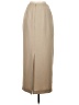 Michele 100% Polyester Solid Tan Formal Skirt Size 4 - photo 2