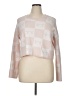 Sincerely Jules Checkered-gingham Pink Pullover Sweater Size XL - photo 1