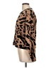 DKNY Animal Print Brown Pullover Sweater Size L - photo 5