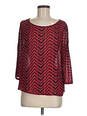Noir 3/4 Sleeve Blouse (view 1)