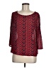 Noir 100% Polyester Red 3/4 Sleeve Blouse Size M - photo 1