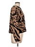 DKNY Animal Print Brown Pullover Sweater Size L - photo 4