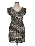 Unbranded 100% Rayon Animal Print Black Casual Dress Size M - photo 1