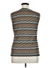 Apostrophe Brown Sleeveless Blouse Size 16 - photo 2