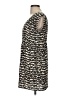 Unbranded 100% Rayon Animal Print Black Casual Dress Size M - photo 5