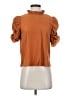 Fanco Orange Short Sleeve Top Size S - photo 1